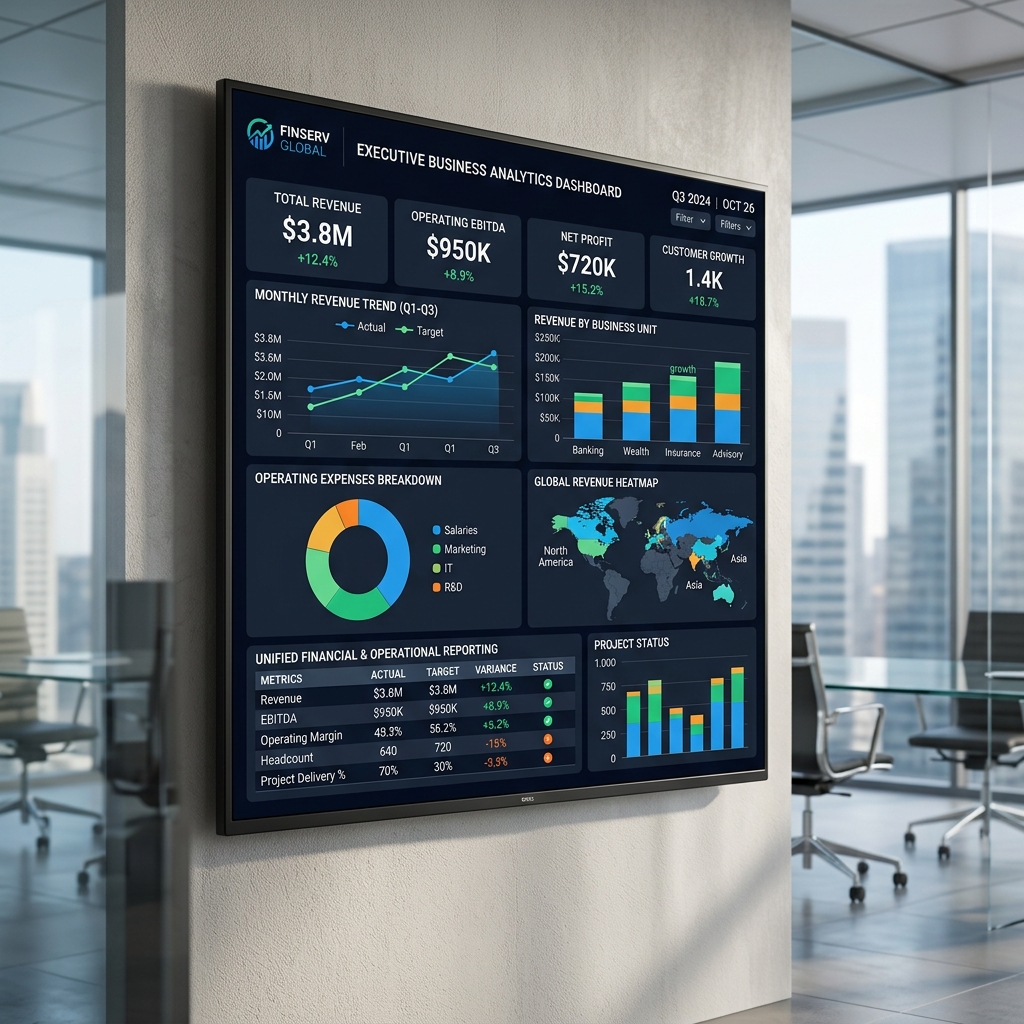 AI-Powered Unified Business Dashboard